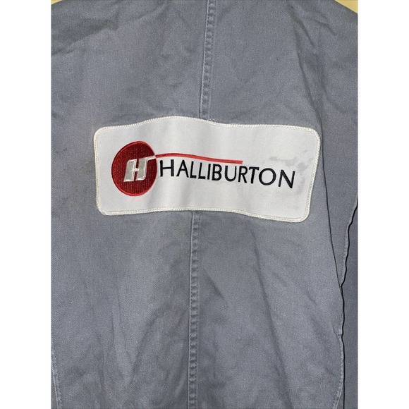 Team Halliburton Original Authentic Oil Worker Uniform One Piece 70x23 XXL - Picture 5 of 16